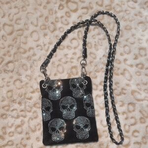 Black Skull Crossbody Bag